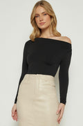 One Shoulder Neckline Jersey